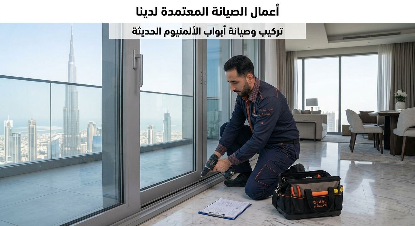 تركيب نوافذ ألمنيوم وزجاج